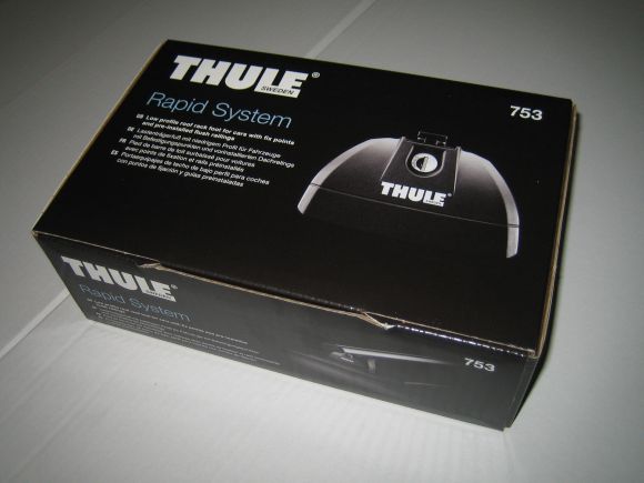 Náhľad produktu - Pätky Thule 753 (4ks) pre autá so zapustenými pozdĺžnikmi a montážnymi bodmi