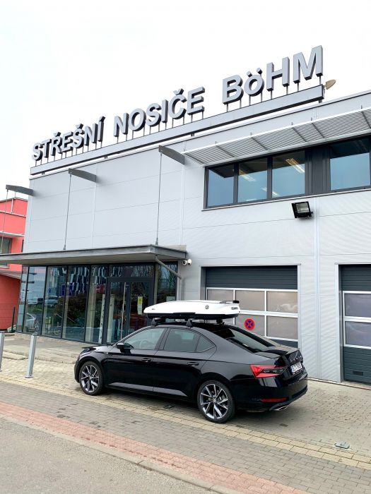 Náhľad produktu - Strešný box NORTHLINE Tirol 420 Wing biela