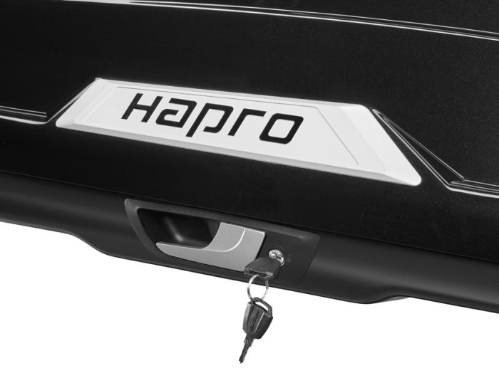 Náhľad produktu - Strešný box Hapro Trivor 640 Supermatt Anthracite