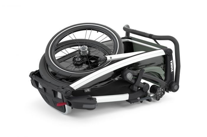 Náhľad produktu - Thule Chariot Lite 1 Agave 2022 + bike set + kočíkový set + bežecký set
