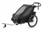 Thule Chariot Sport 1 Midnight Black 2022 + bike set + kočíkový set + bežecký set