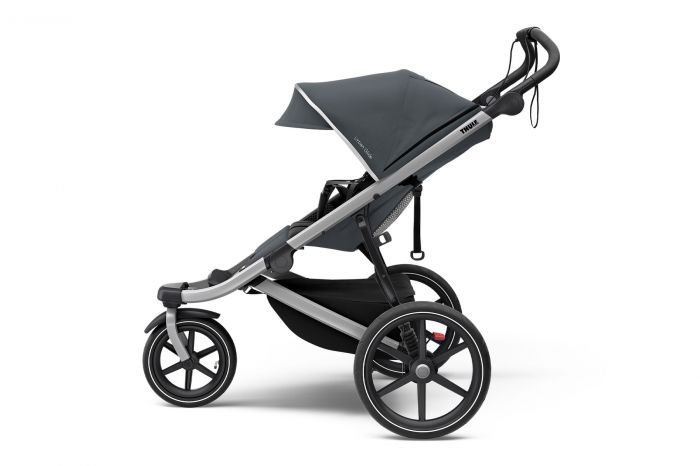 Náhľad produktu - Thule Urban Glide 2 Dark Shadow 2022 + pláštenka + ochranná sieť + madlo + korbička + pláštenka na korbičku