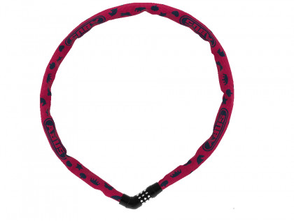 Náhľad produktu - Lankový zámok ABUS 4804C/75 pink SYMBOLS Steel-O-Chain