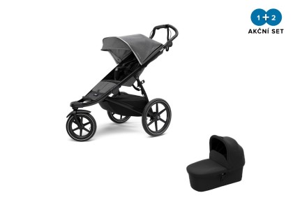Náhľad produktu - Thule Urban Glide 2 Grey Melange / Black 2022 + vanička