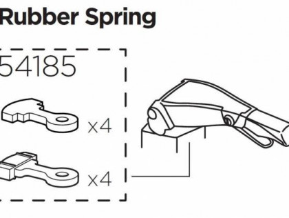 Náhľad produktu - Opravný kit Thule 54185 pre nosiče bicyklov na ťažné zariadenie