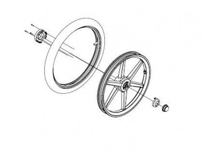Náhľad produktu - Thule Rear Wheel L 16" 54549