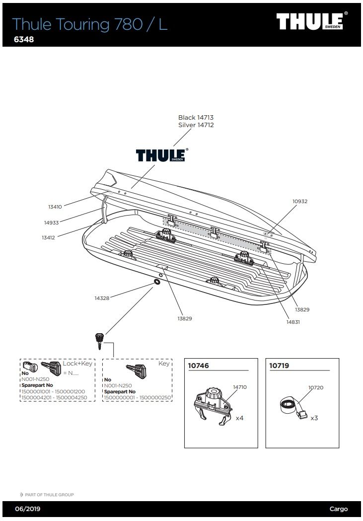 Náhľad produktu - Thule Rubber Sealing 14831