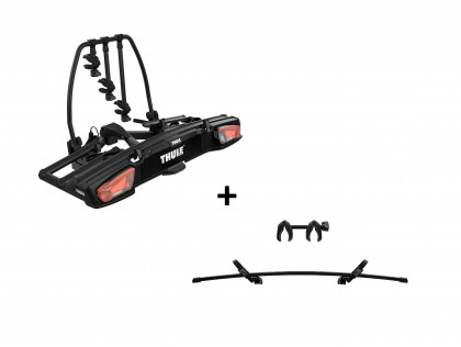 Thule VeloSpace XT 939 BLACK + adaptér 938-1 pre 4 kolesá