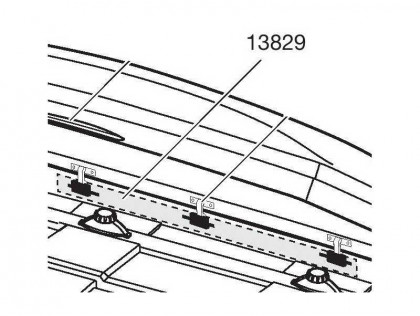 Náhľad produktu - Thule Locking Rail 1500mm 13829