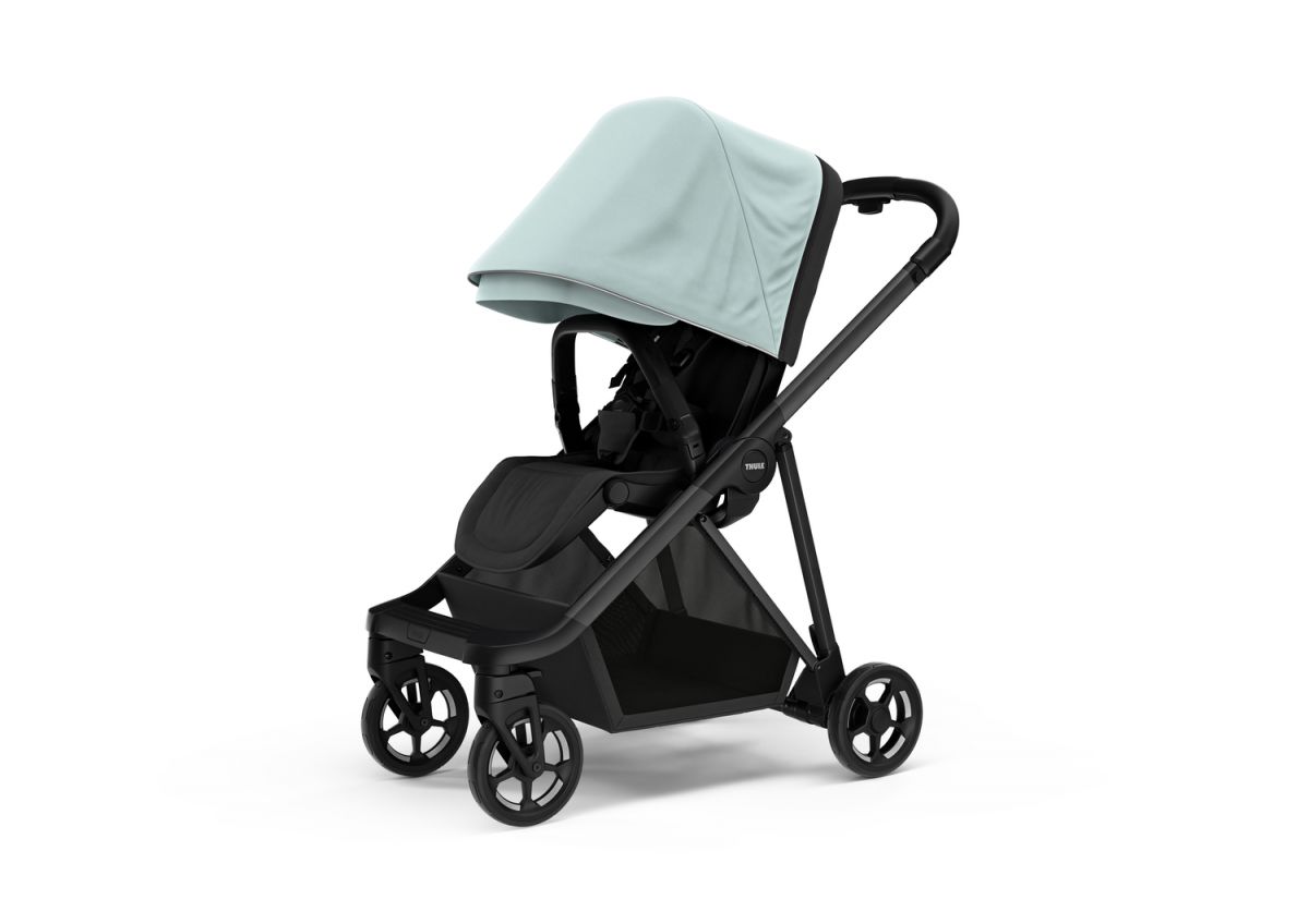 Náhľad produktu - Kočík Thule Shine Alaska Blue on Black 2022 + vanička