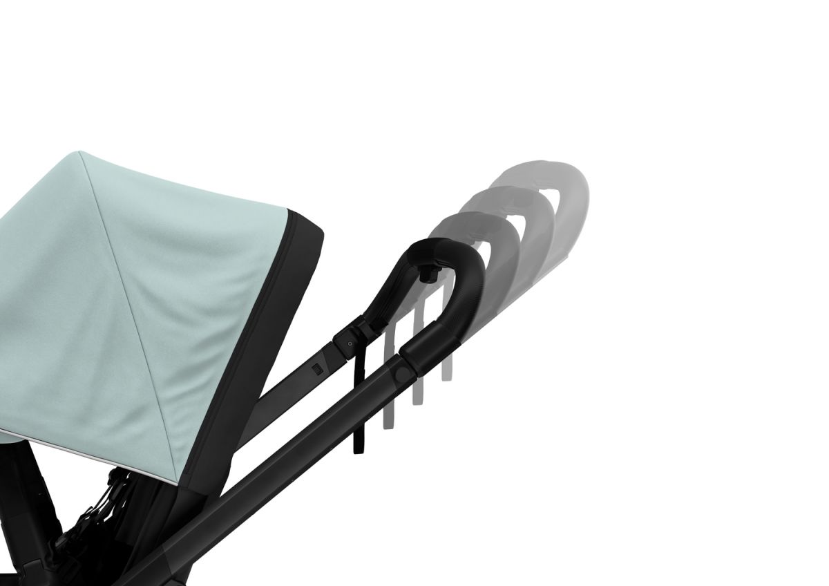 Náhľad produktu - Kočík Thule Shine Alaska Blue on Black 2022 + vanička