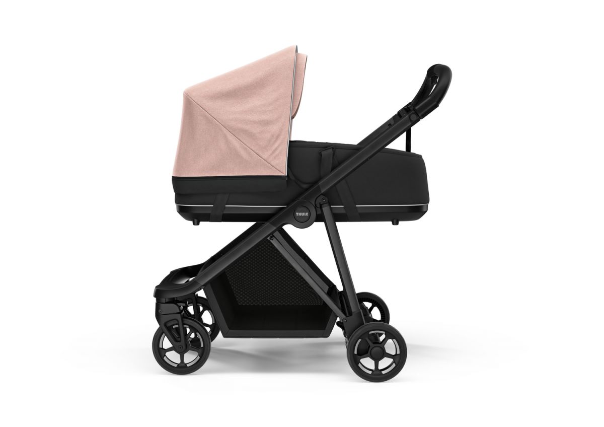 Náhľad produktu - Kočík Thule Shine Misty Rose on Black 2022 + vanička