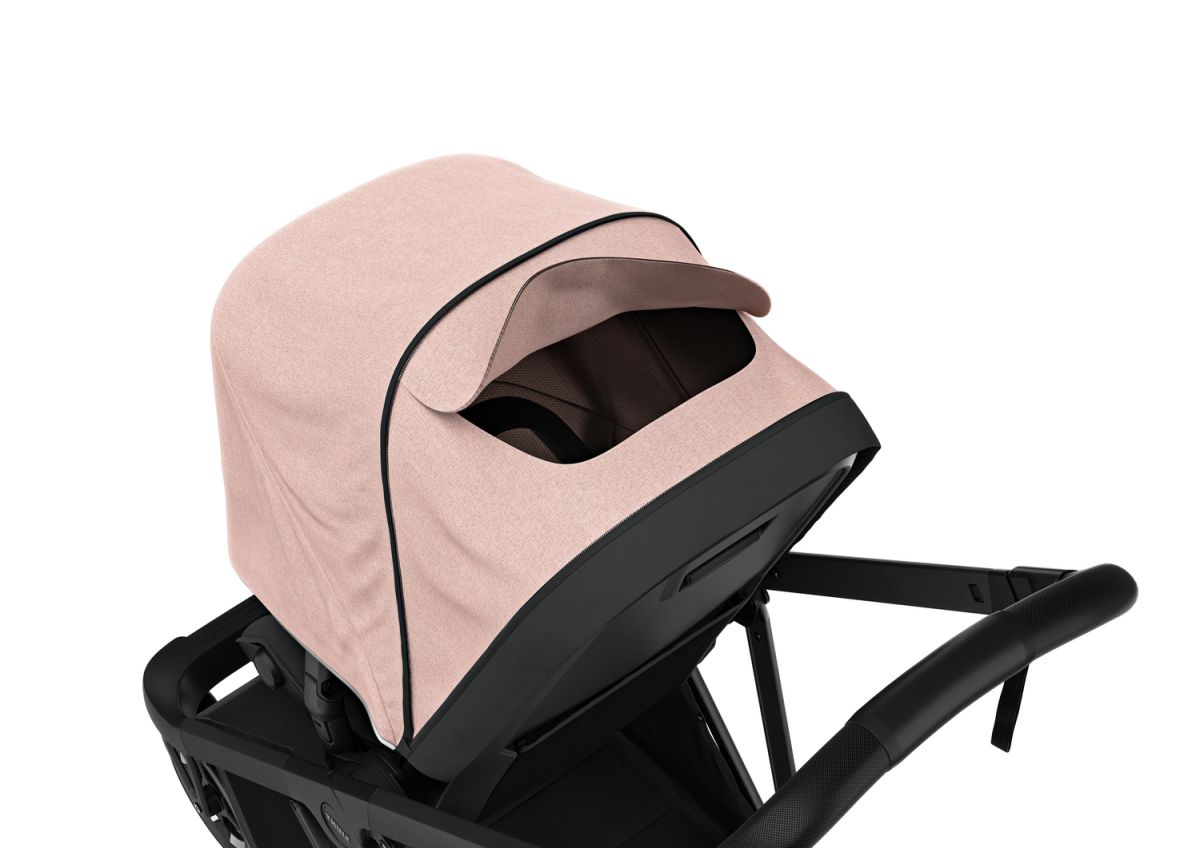 Náhľad produktu - Kočík Thule Shine Misty Rose on Black 2022 + vanička