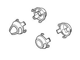 Náhľad produktu - Thule Hinge Caps 17-X 40105309