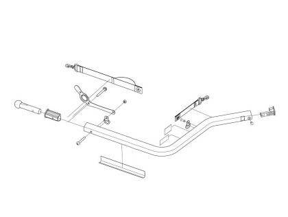 Náhľad produktu - Hitch Arm Assembly - Thule Chariot Sport/Cross/Lite/Cab (2017-X)