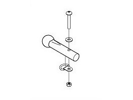 Náhľad produktu - CH5 Replacement Kit 17-X - Thule Chariot Sport/Cross/Lite/Cab