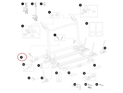 Náhľad produktu - Thule Socket Screw Cover 54311