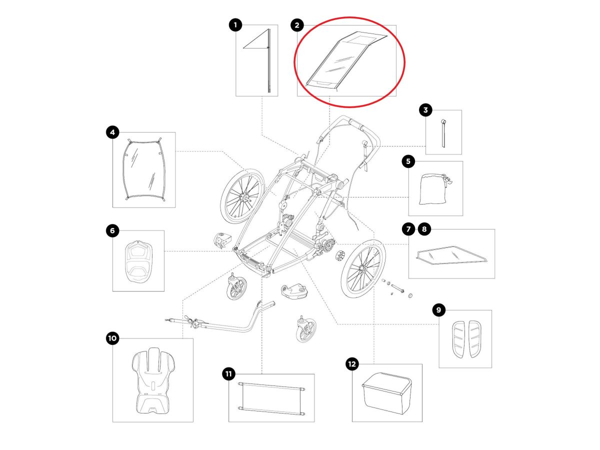Náhľad produktu - Thule Cover Mesh, Sport1 SpeYellow 54582