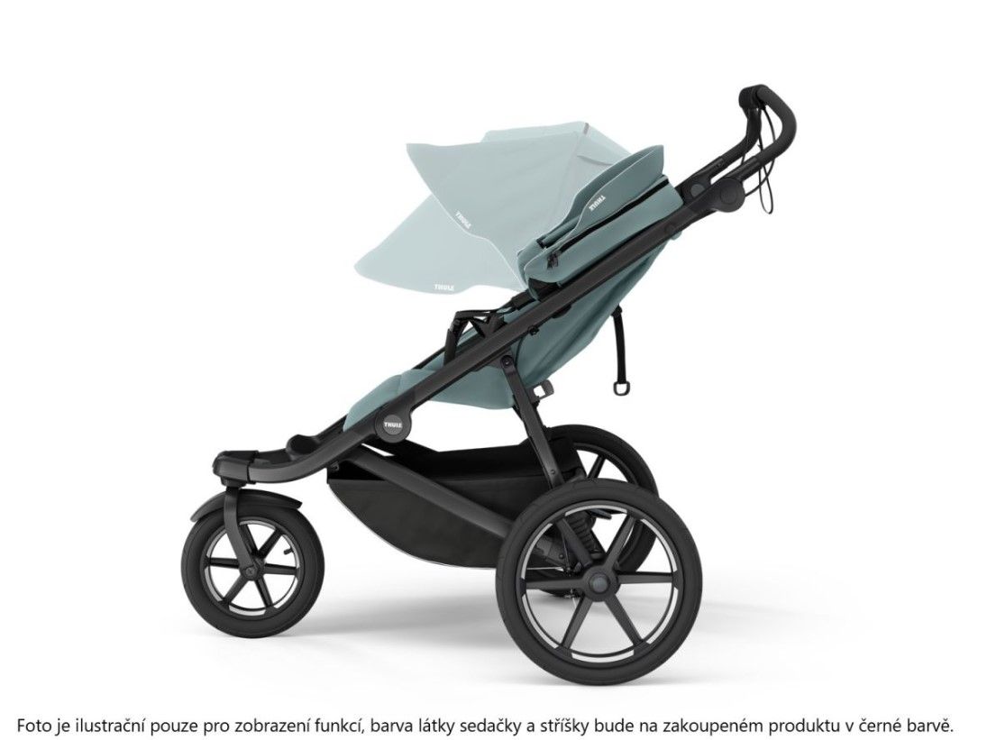 Náhľad produktu - Thule Urban Glide 3 Black + korba + pláštenka + moskytiéra + madlo + pláštenka korba + moskyt. korba