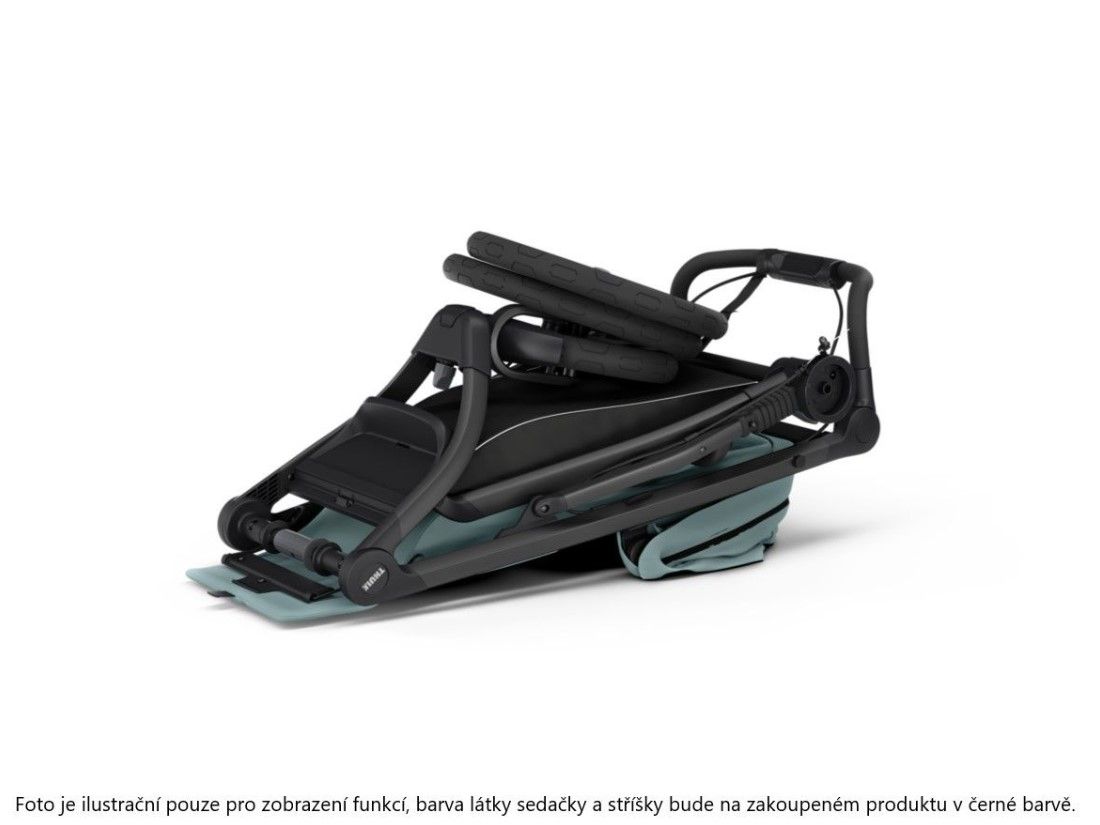 Náhľad produktu - Thule Urban Glide 3 Black + korba + pláštenka + moskytiéra + madlo + pláštenka korba + moskyt. korba