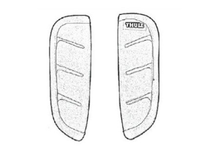 Náhľad produktu - Thule Shoulder Pad Set 17-X 40105306