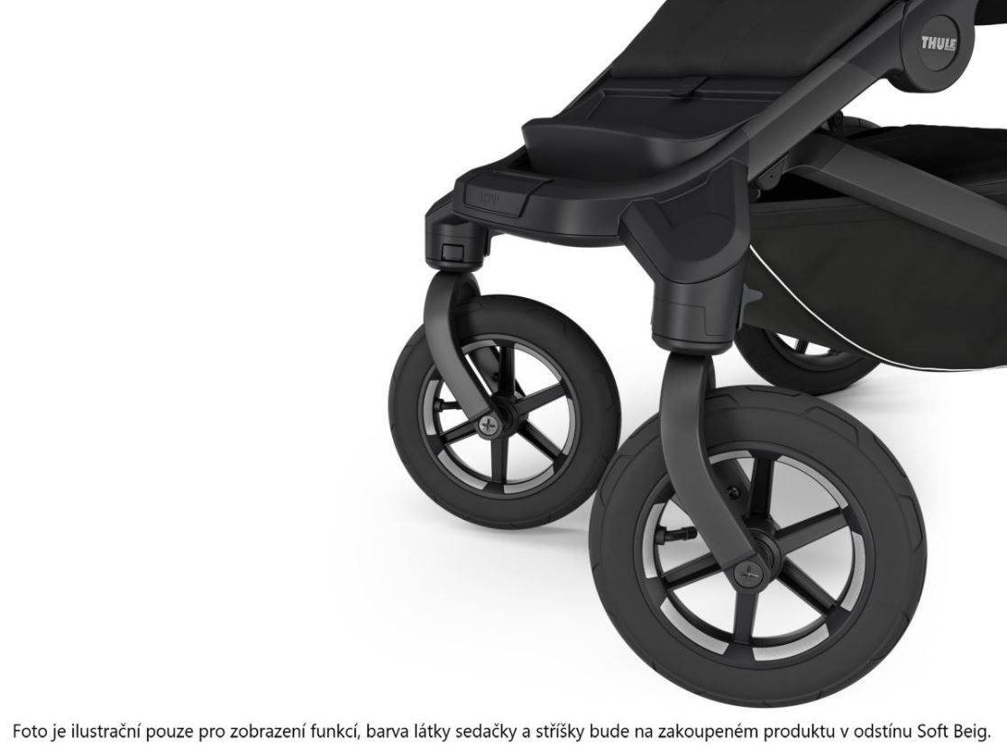 Náhľad produktu - Thule Urban Glide 4-wheel Soft Beige + hlboká korba (voliteľná farba)