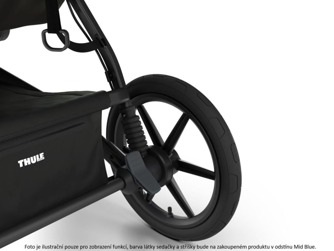Náhľad produktu - Thule Urban Glide 4-wheel Mid-Blue + hlboká korba (voliteľná farba)