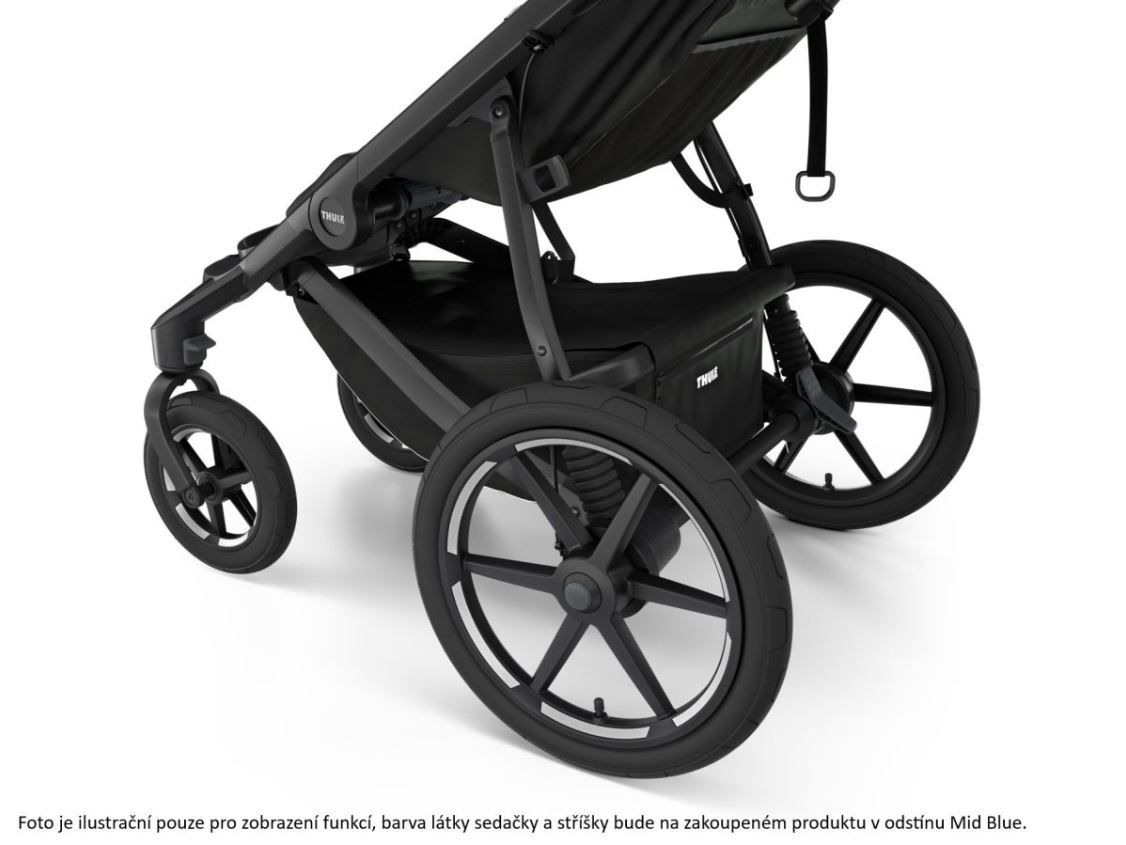 Náhľad produktu - Thule Urban Glide 4-wheel Mid-Blue + hlboká korba (voliteľná farba)