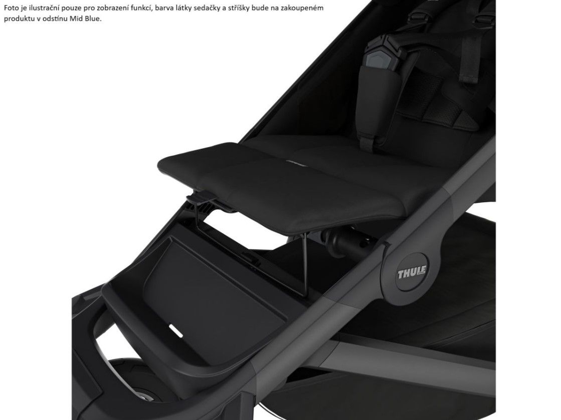 Náhľad produktu - Thule Urban Glide 4-wheel Mid-Blue + hlboká korba (voliteľná farba)
