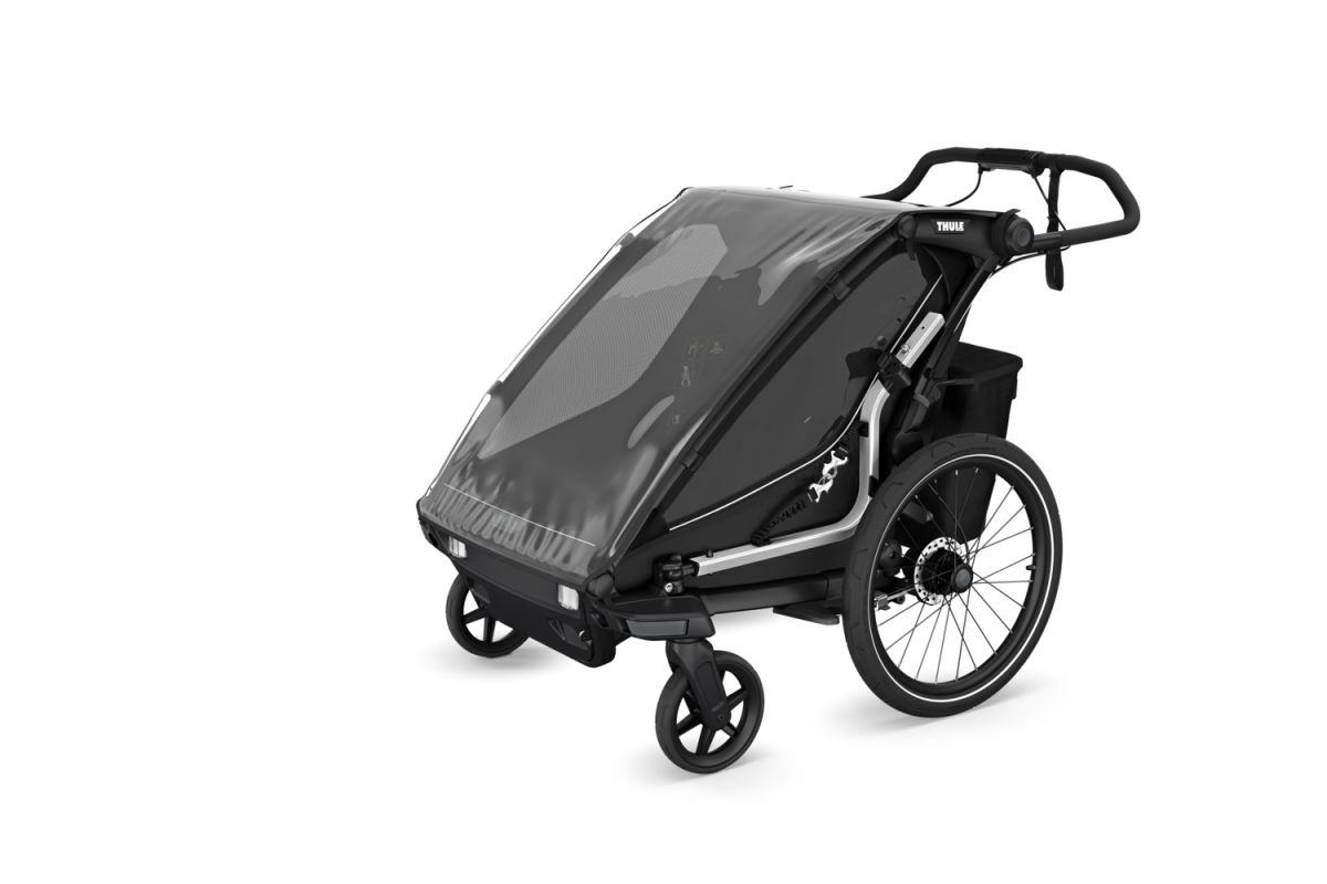 Náhľad produktu - Thule Chariot Sport 2 G3 SINGLE Black + bike set + kočíkový set + bežecký set
