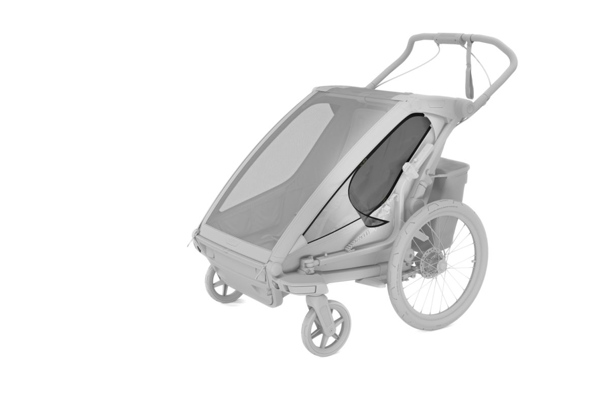 Náhľad produktu - Thule Chariot Sport 2 G3 SINGLE Black + bike set + kočíkový set + bežecký set