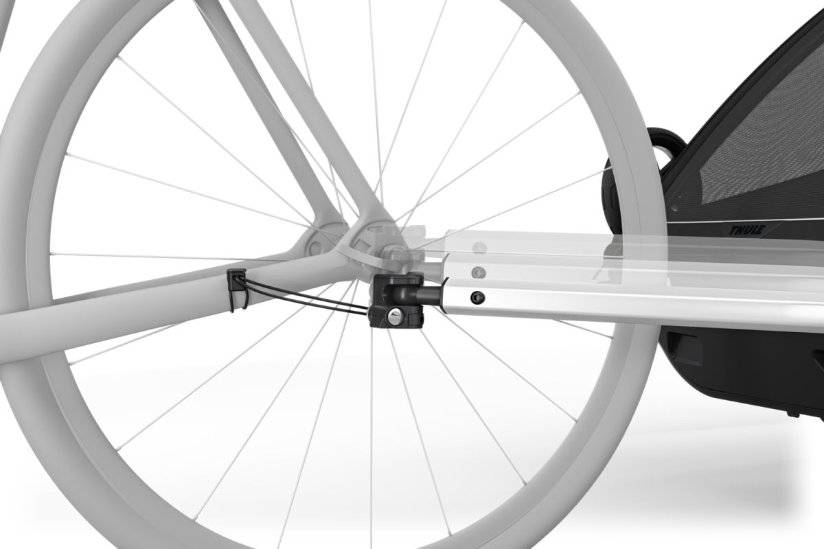 Náhľad produktu - Thule Chariot Sport 2 G3 SINGLE Black + bike set + kočíkový set + bežecký set