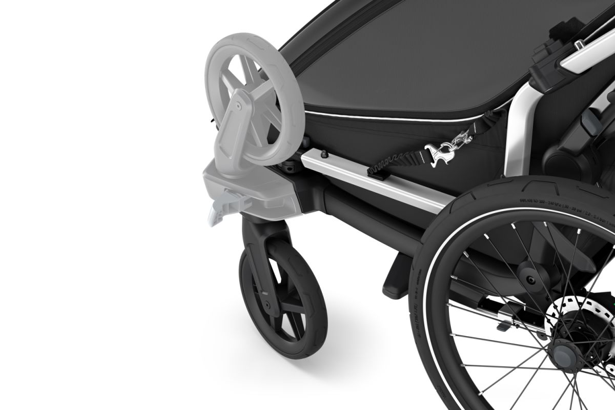Náhľad produktu - Thule Chariot Sport 2 G3 SINGLE Black + bike set + kočíkový set + bežecký set