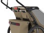 Thule Chariot Cross 2 G3 DOUBLE Faded Khaki + bike set + kočíkový set + bežecký set