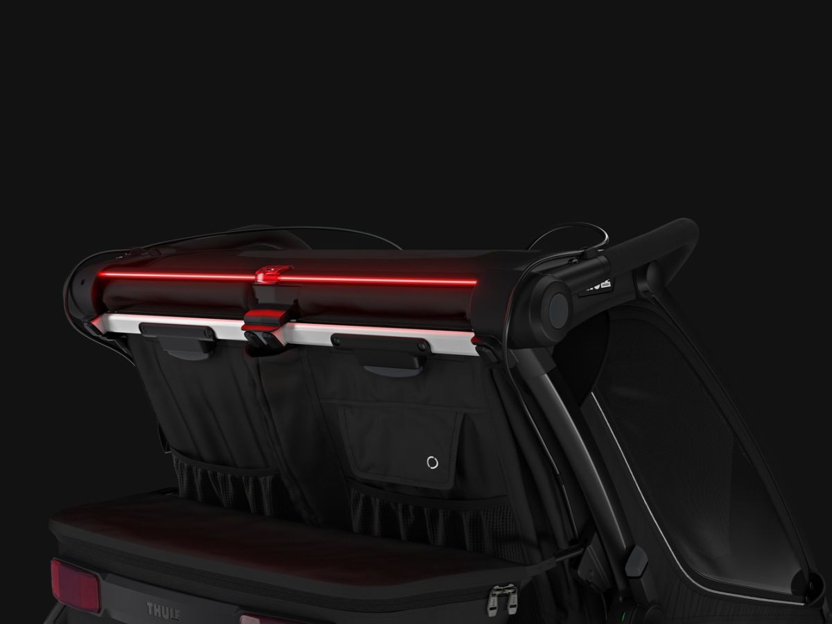 Náhľad produktu - Thule Chariot Sport 2 G3 DOUBLE Black + bike set + kočíkový set + bežecký set