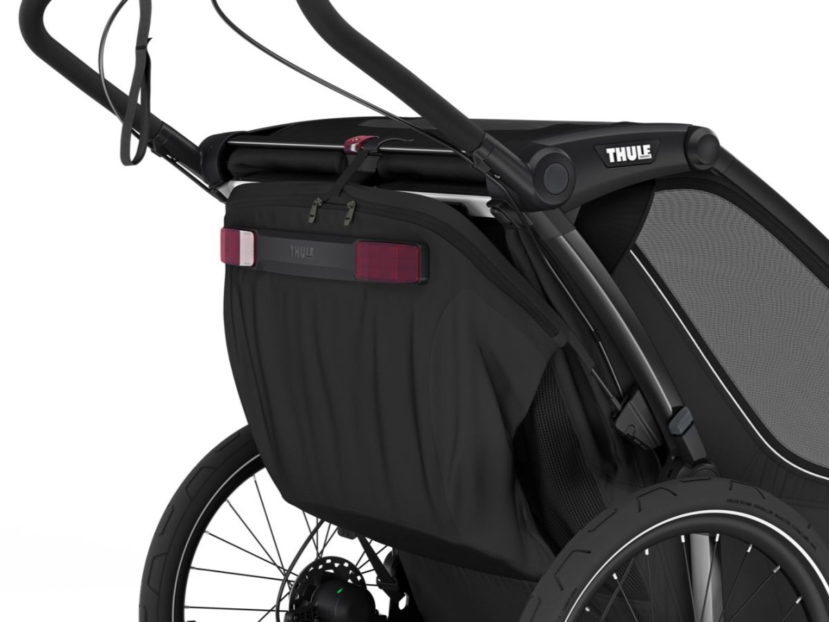 Náhľad produktu - Thule Chariot Sport 2 G3 DOUBLE Black + bike set + kočíkový set + bežecký set