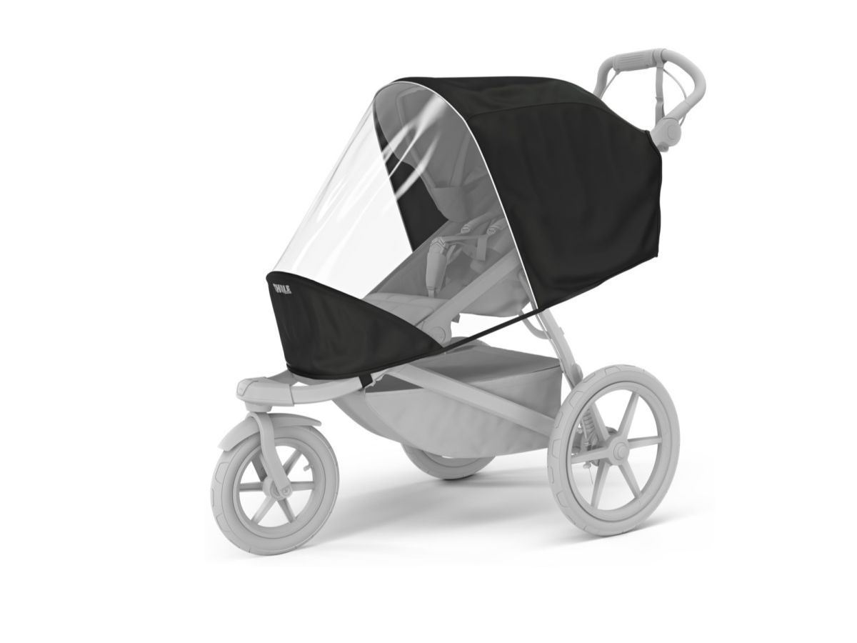 Náhľad produktu - Thule Urban Glide 4 Black + korba + pláštenka + moskytiéra + madlo + pláštenka korba + moskyt. korba