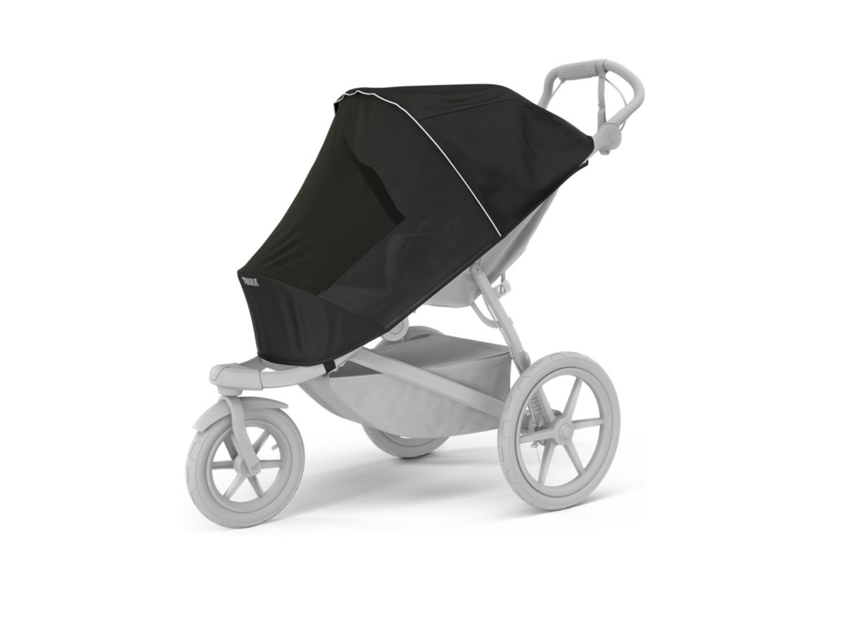 Náhľad produktu - Thule Urban Glide 4 Black + korba + pláštenka + moskytiéra + madlo + pláštenka korba + moskyt. korba