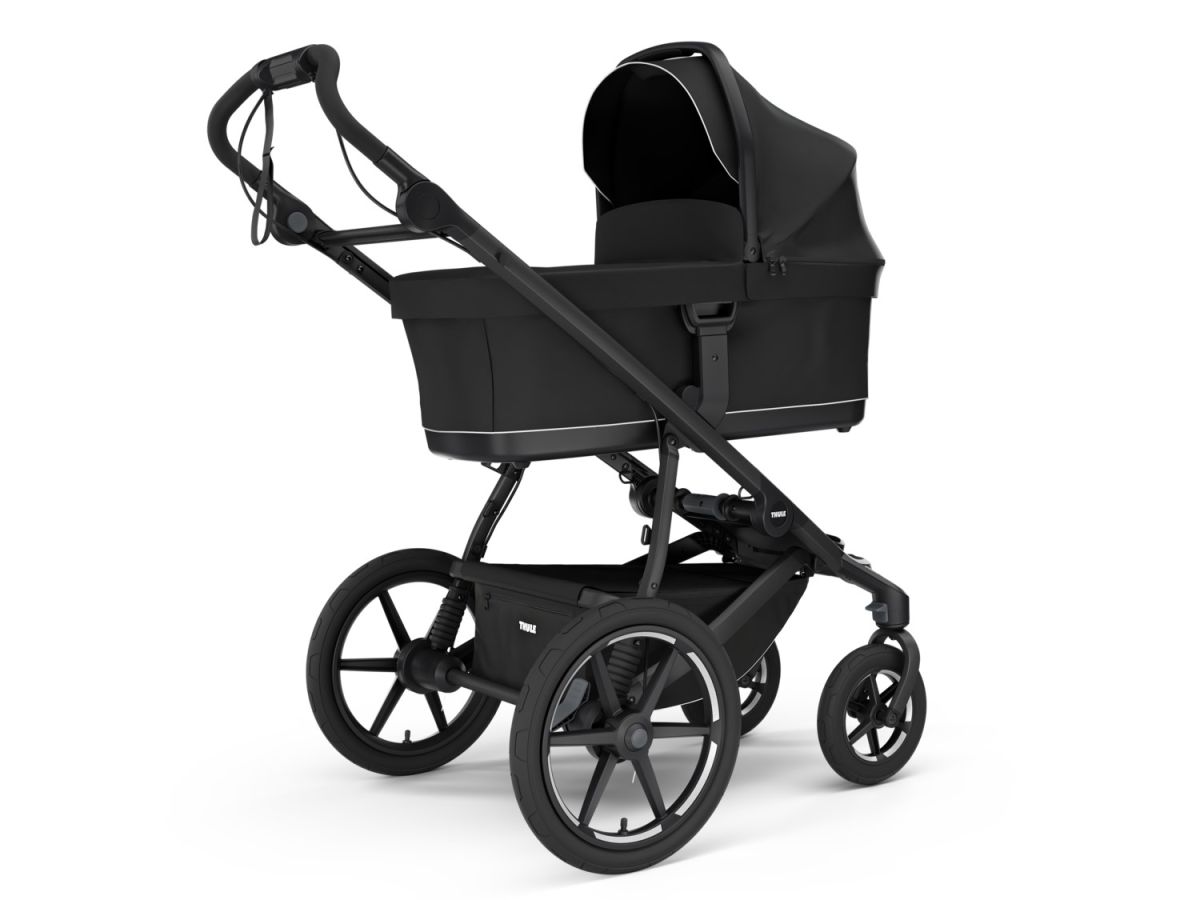Náhľad produktu - Thule Urban Glide 4 Black + korba + pláštenka + moskytiéra + madlo + pláštenka korba + moskyt. korba