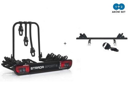 Nosič 4 kolies na ťažné Atera Strada Sport BLACK 3+1
