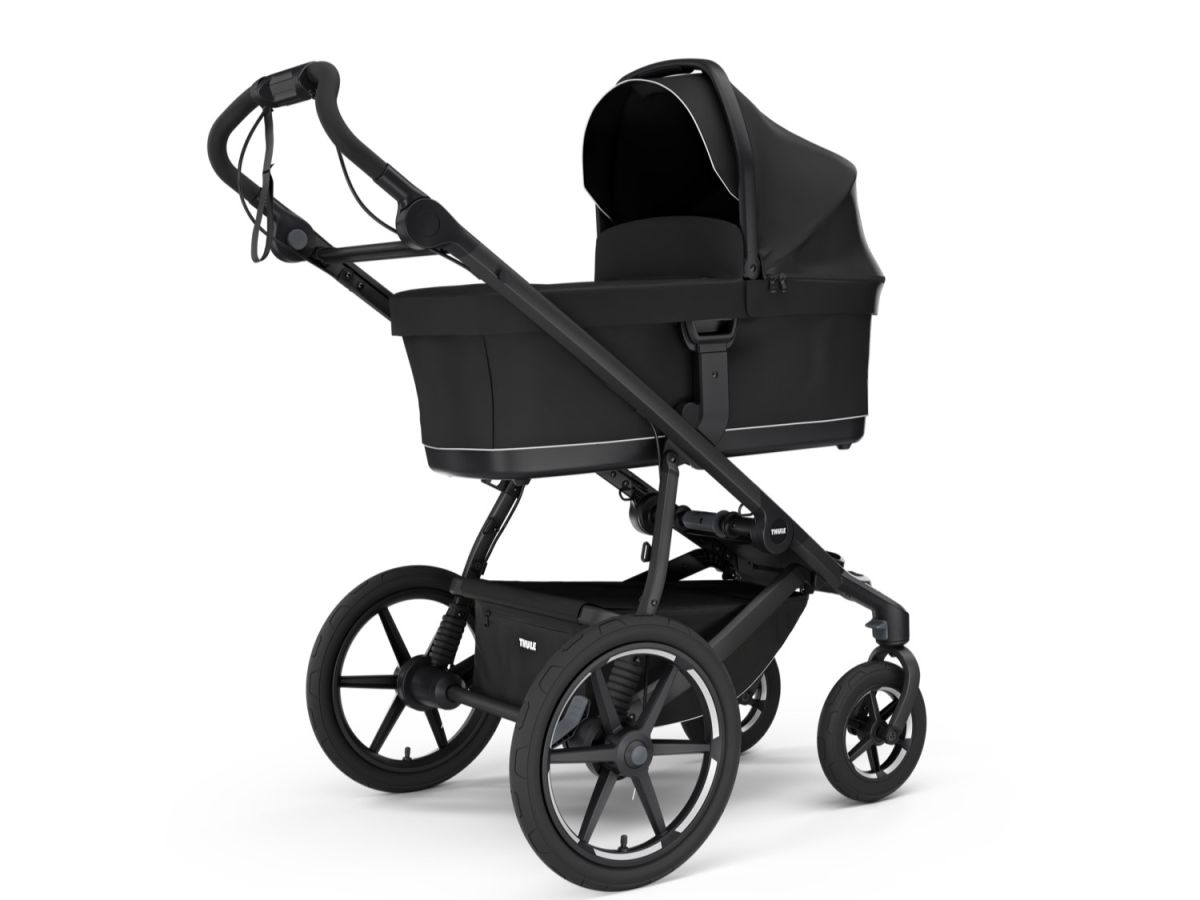 Náhľad produktu - Thule Urban Glide 4 W T.Taupe + prenosná postieľka + kryt proti dažďu + moskytiéra + rukoväť + preno