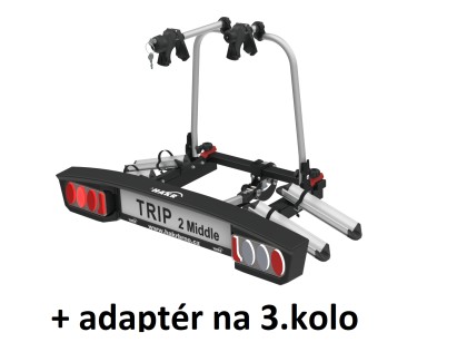 Nosič bicyklov na ťažné Hakr Trip Middle 2+1 adaptér pre 3. kolo