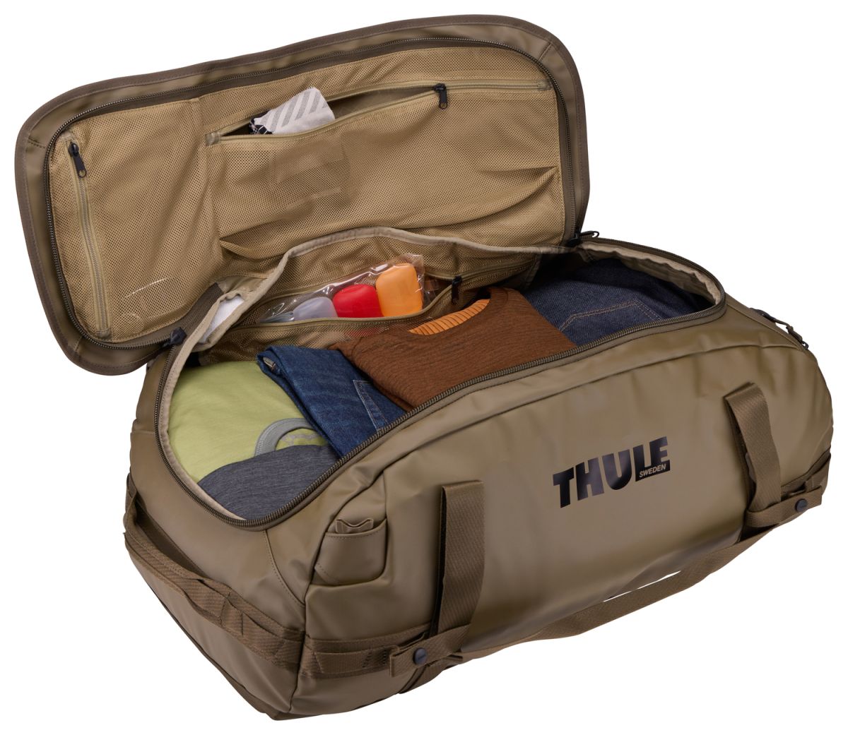 Náhľad produktu - Thule Chasm športová taška 70 l TDSD303 - Deep Khaki