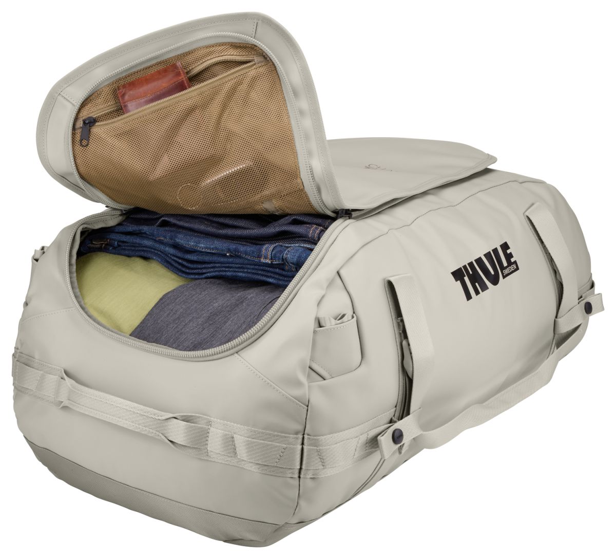 Náhľad produktu - Thule Chasm športová taška 70 l TDSD303 - Soft Sand
