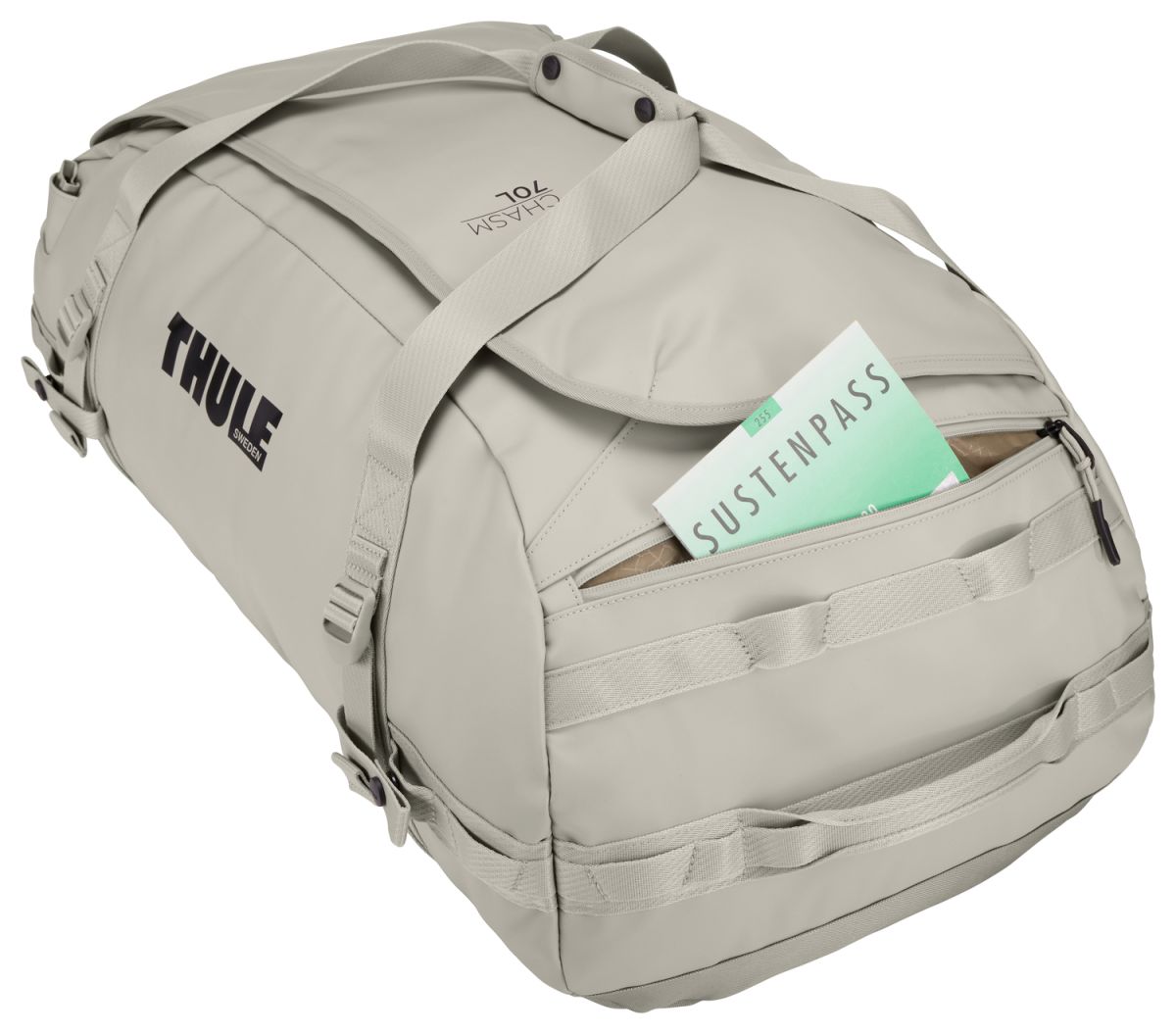 Náhľad produktu - Thule Chasm športová taška 70 l TDSD303 - Soft Sand