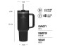 Stanley The Quencher/Cup H2.O FlowState Tumbler 1180 ml/40 oz Black 2.0