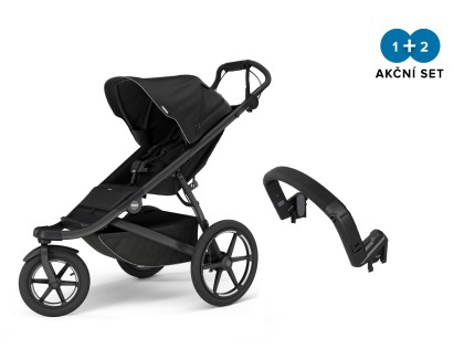 Thule Urban Glide 3 Black - Magnetic Buckle + madlo