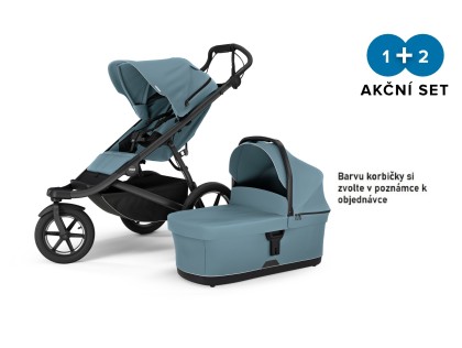 Thule Urban Glide 3 Mid Blue - Magnetic Buckle + hlboká korba (ľubovoľná farba)