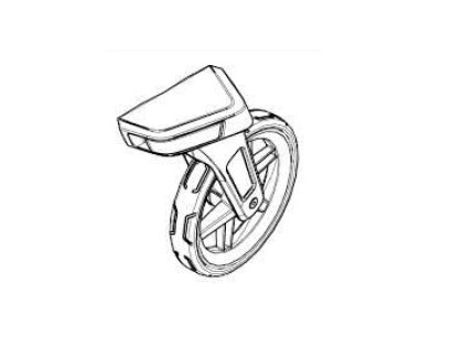 Wheel wing left - Thule Chariot 2 55221