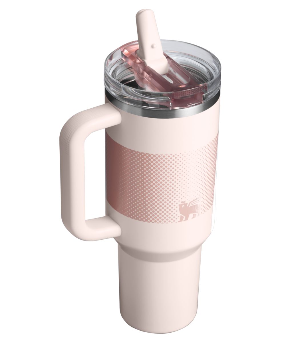 Náhľad produktu - Stanley The Quencher/Cup Pro Tour Flip Straw Tumbler 1180 ml/40 oz Rose Quartz Fade